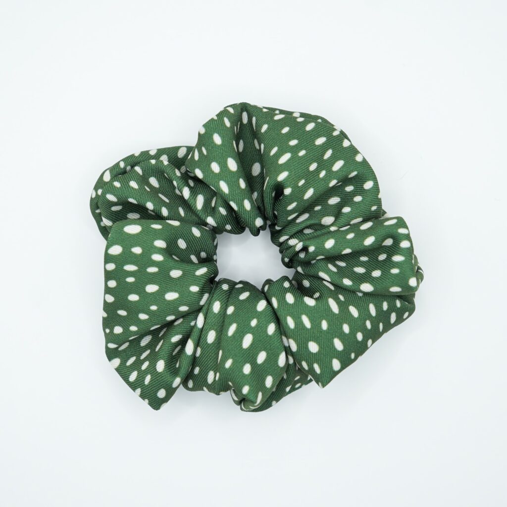 Scrunchie Confetti green