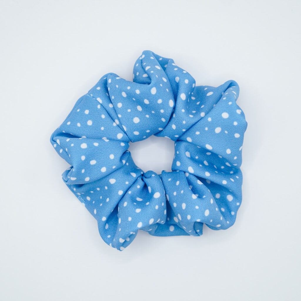 Scrunchie Confetti blue